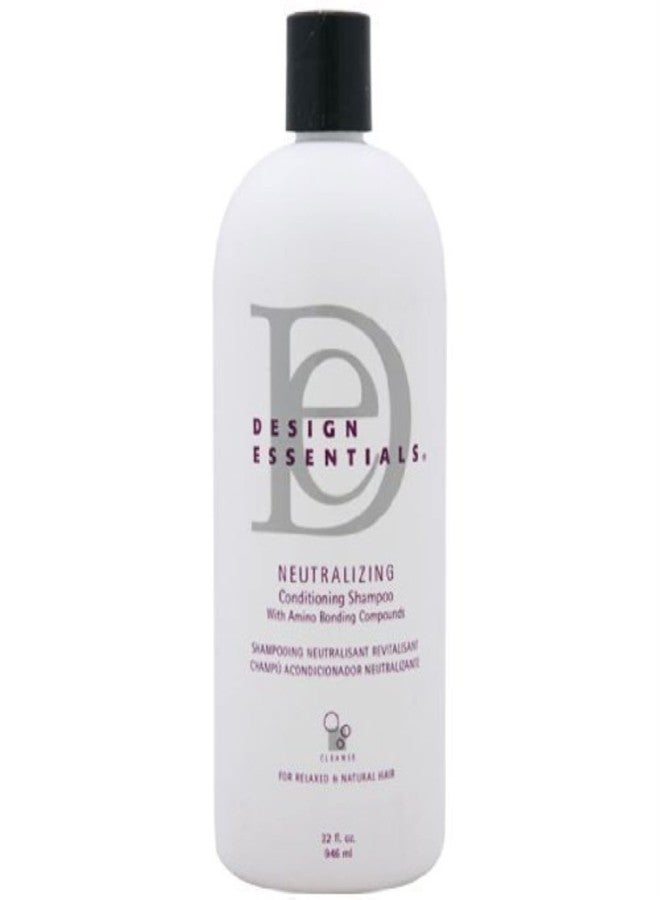 Design Essentials Milk & Honey Neutralizing Conditioning Shampoo - Professional Neutralizing Shampoo with Color Indicator for Relaxed Hair, 32 fl oz - Image 1