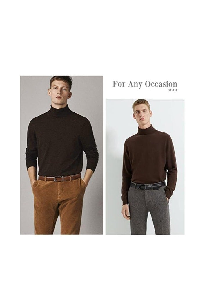 أوزيغالور 2 مجموعة حزام رجال، حزام رقص رجال صيفي بجلد 3 سم، ملائم لفرق الأكسفورد والبنطال الرسمي، تناسب حجم الخصر 60-120 سم مع القوابس الآلية. - Image 5