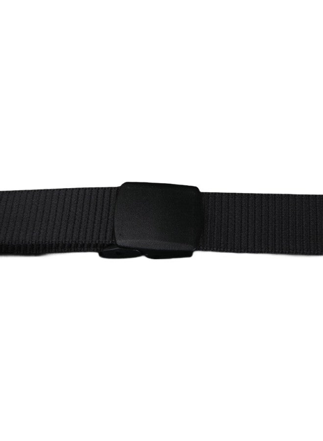 Jevi Canvas Belt, Metal-Free, Hypoallergenic, Automatic Buckle, Leather Belt For Men, Outdoor, College Students, Military Training, Holiday Gift - Image 1