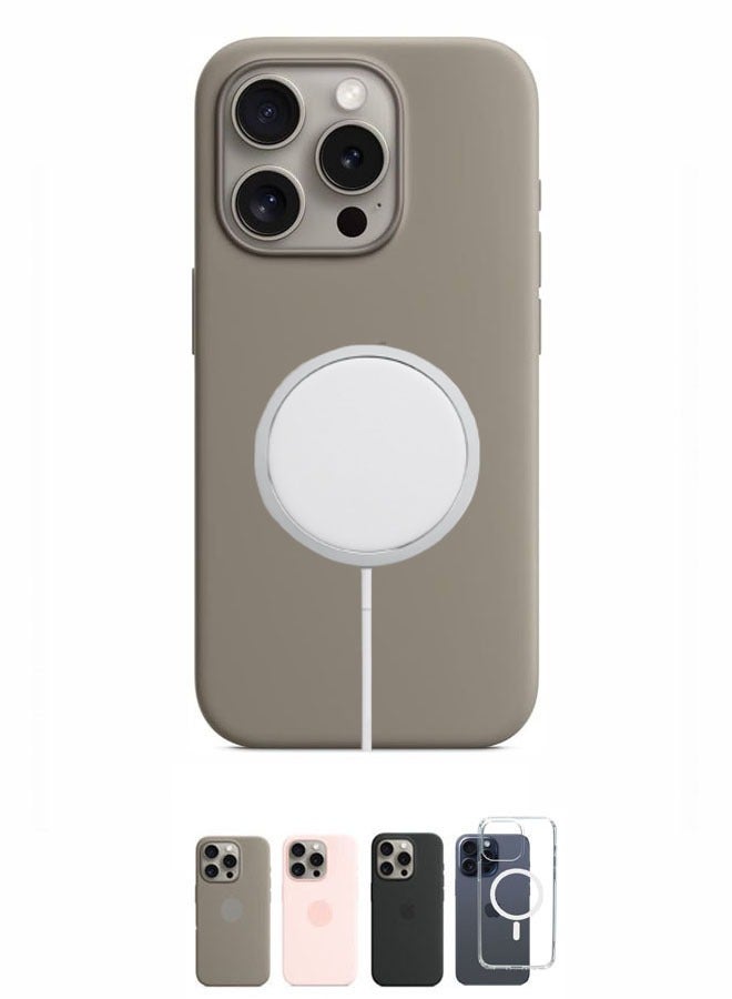 High Quality iPhone 15 Pro Protection Case – Clay  - Image 1
