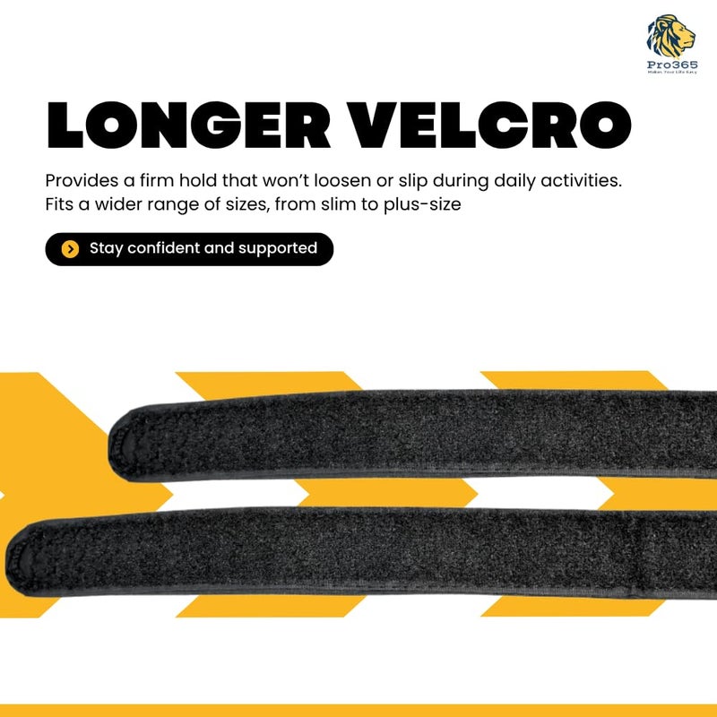 PRO365 Neoprene Posture Corrector| S-XXL Universal Size| Spine Tubes| Premium Body Hugging Fabric| Unisex| Back Support Belt| 1 Year Warranty - Image 4