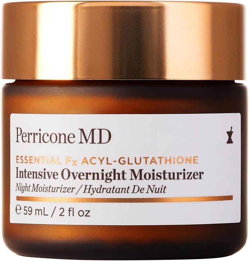 Perricone MD Essential Fx AcylGlutathione Intensive Overnight Moisturizer 59ml Rich Night Cream for Firming Hydrating Reducing Wrinkles Improves Skin Elasticity Radiance Vegan CrueltyFree