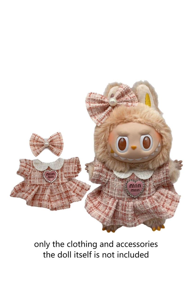 Elegant doll clothes set for 17cm doll, Costume for Blind Box Figures, Collector Doll Outfit for Blind Box Display - Image 2