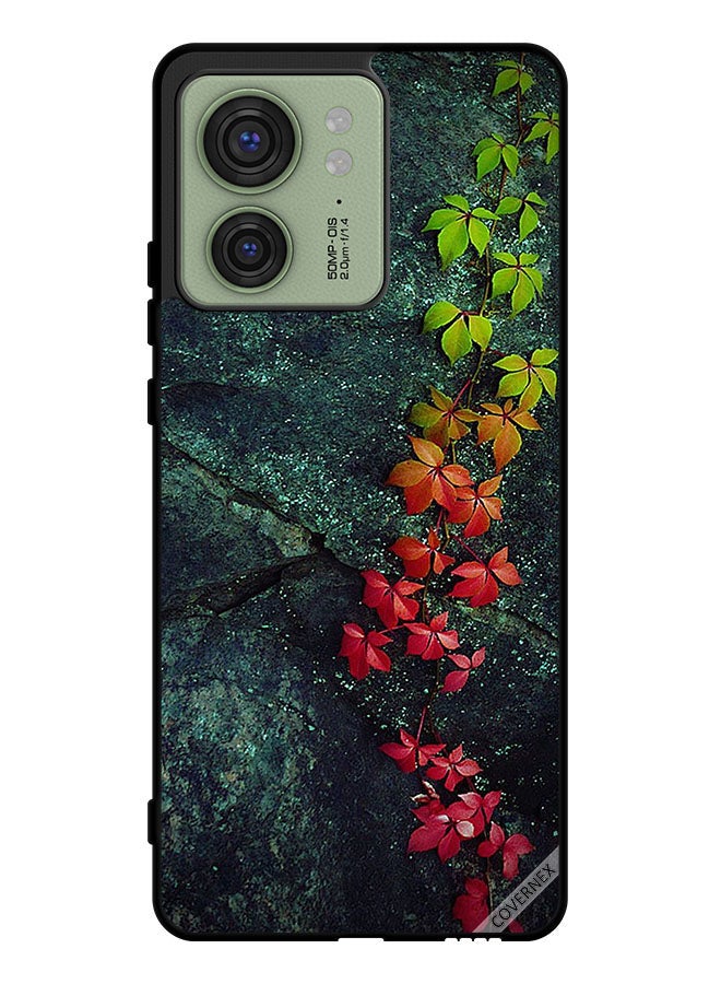 Covernex Protective Case Cover For Motorola Edge 40 Beautiful Leaves - Image 1