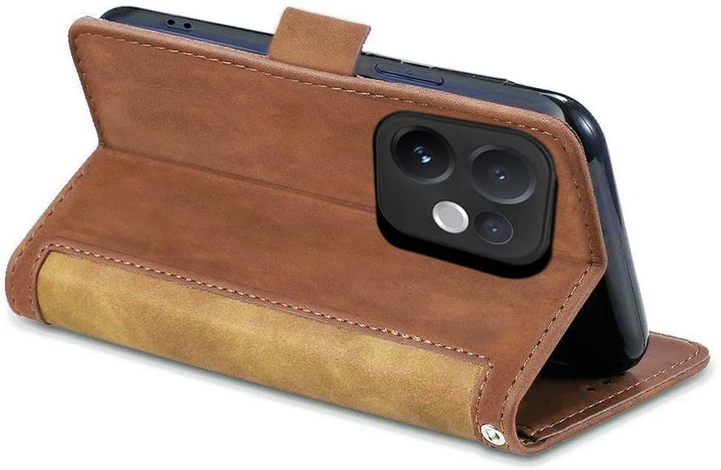 Excelsior Flip Cover for Vivo V60, Vivo T4 Pro | Premium PU Leather | 360 Degree Protection (Coffee) - Image 4