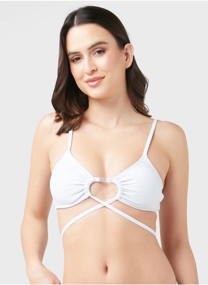 CALVIN KLEIN Cut Out Strappy Bikini Top  - Image 4