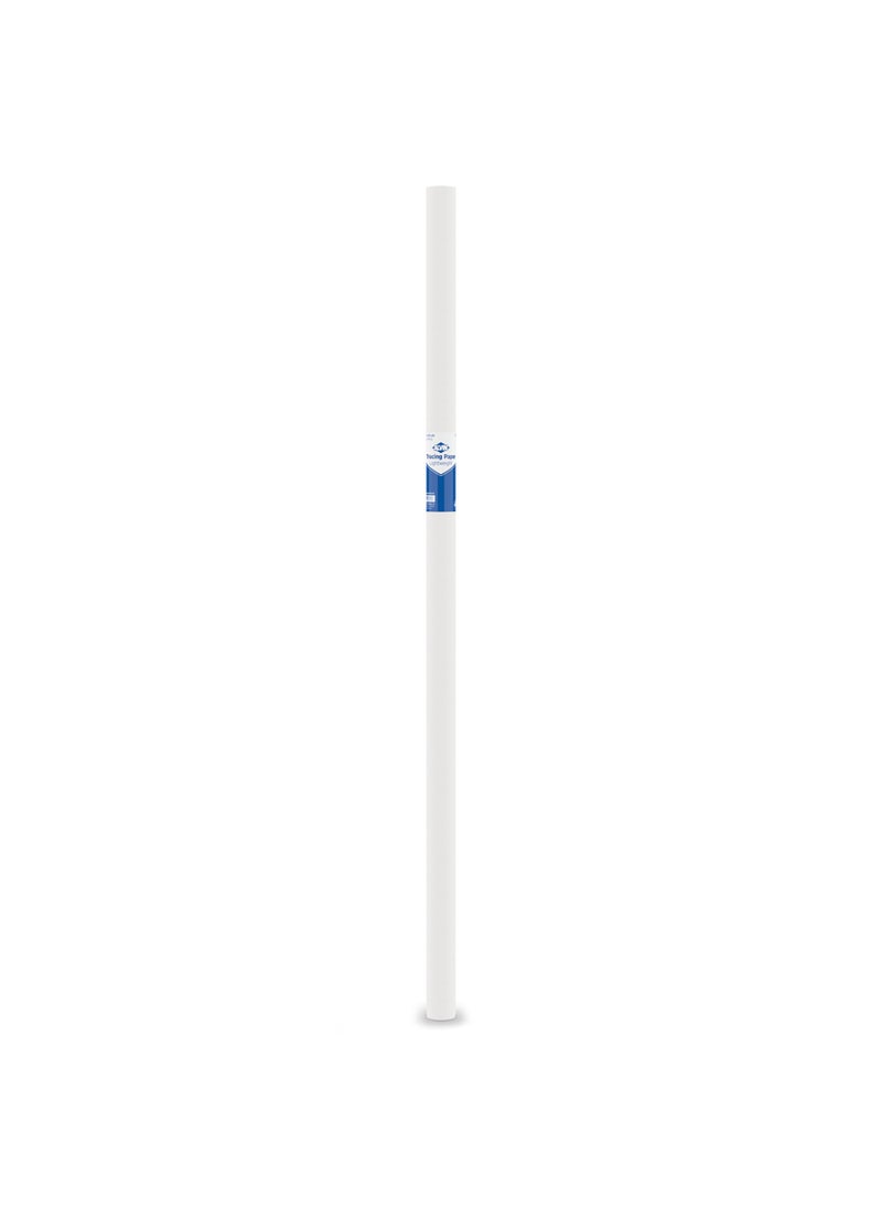 Alvin ALVIN 55WF Lightweight Tracing Paper Roll White Suitable with Ink Charcoal Felt Tip Pen for Sketching or Detailing  36 Inches 20 Yards 1inch Core 