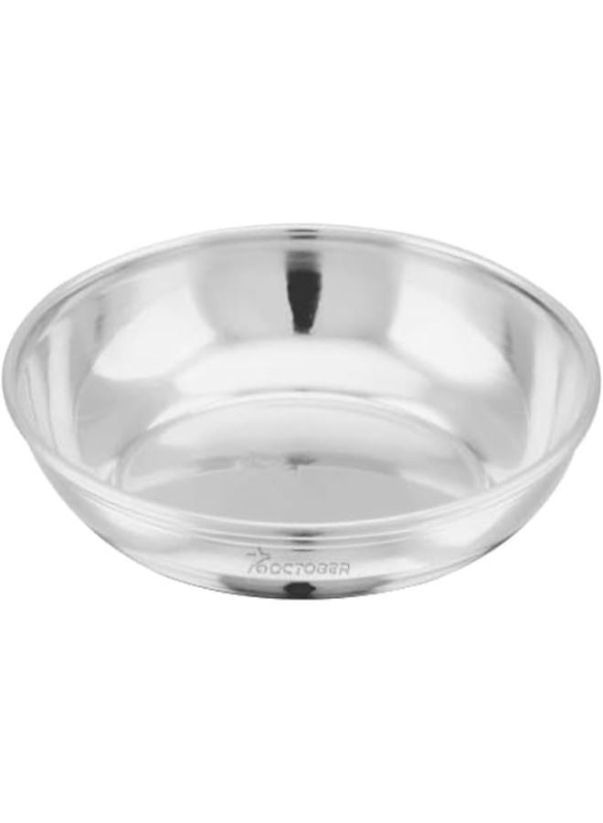 Stainless Steel Deep Dessert Plate, Size 10cm