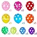 Cunnikku 50 PCS Rainbow Polka Dot Balloons Kit 12 Inch3048cm MultiColor Polka Dot Latex Balloons for Happy Birthday Baby Shower Wedding Christmas Casino Party Decorations - Image 4
