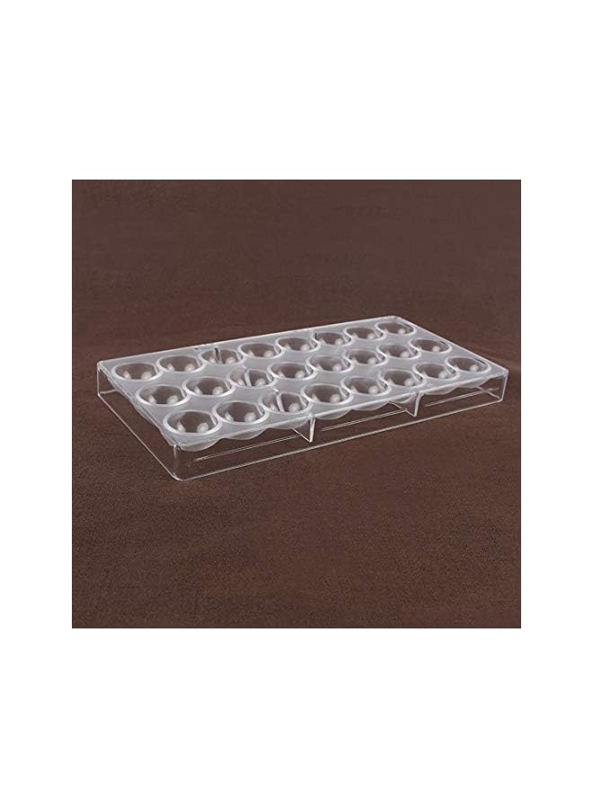 S-TOP 3D Plastic chocolate mold, Polycarbonate chocolate mold, Candy Poly-carbonate mold, Handmade Baking Tools, Plastic Jelly mold, Candy Mold Set, Baking Pastry Tools, Shape: Half Ball, Semi Sphere - Image 2