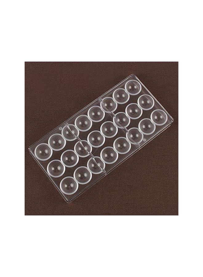 S-TOP 3D Plastic chocolate mold, Polycarbonate chocolate mold, Candy Poly-carbonate mold, Handmade Baking Tools, Plastic Jelly mold, Candy Mold Set, Baking Pastry Tools, Shape: Half Ball, Semi Sphere - Image 3