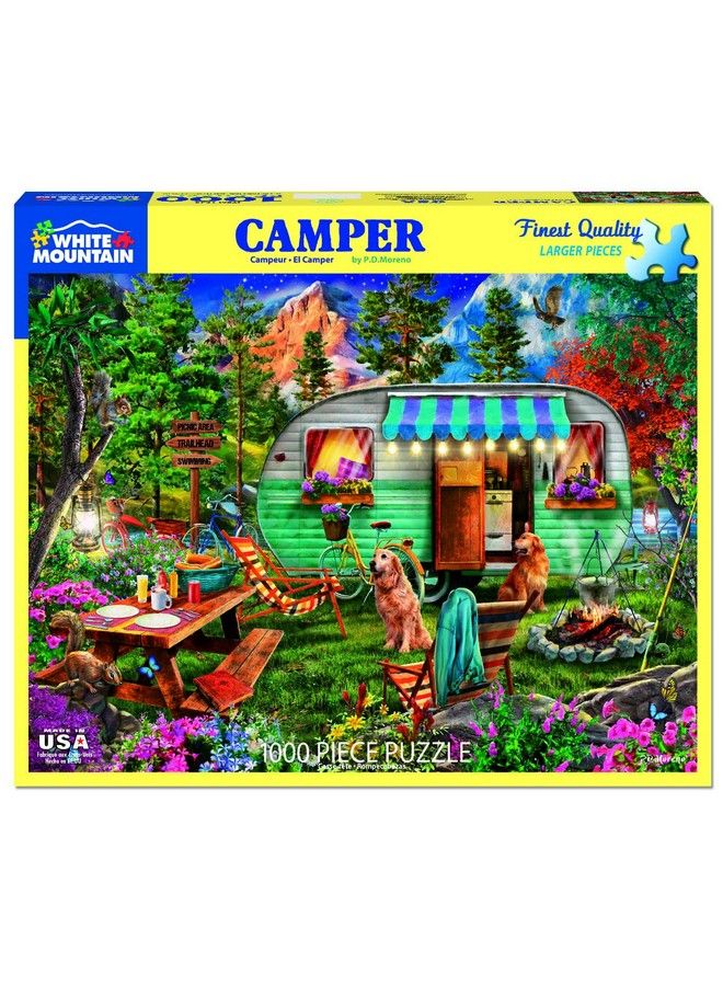 WHITE MOUNTAIN Puzzles Campers 1000 Piece Puzzle - Image 3