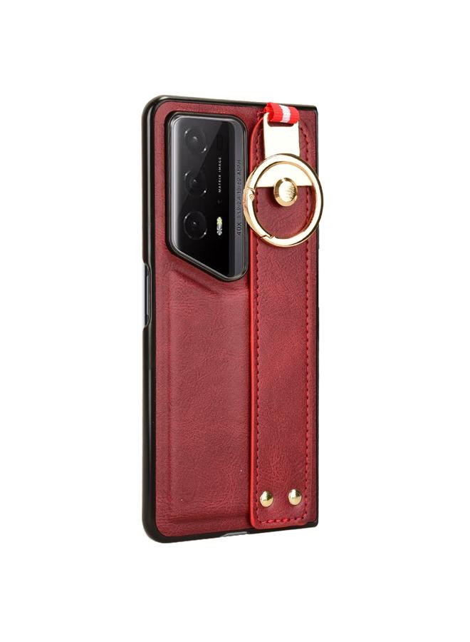 اس-توب جراب لهاتف Honor Magic V2 RSR Porsche Design مع سوار معصم من الجلد وغطاء خلفي للهاتف - Image 5