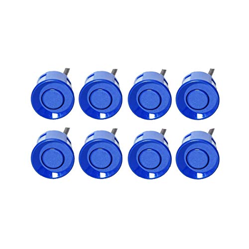 Ekylin Car Reverse Parking Radar System with 8 Parking Sensors Distance Detection + LED Distance Display + Sound Warning (Blue Color) - Image 2