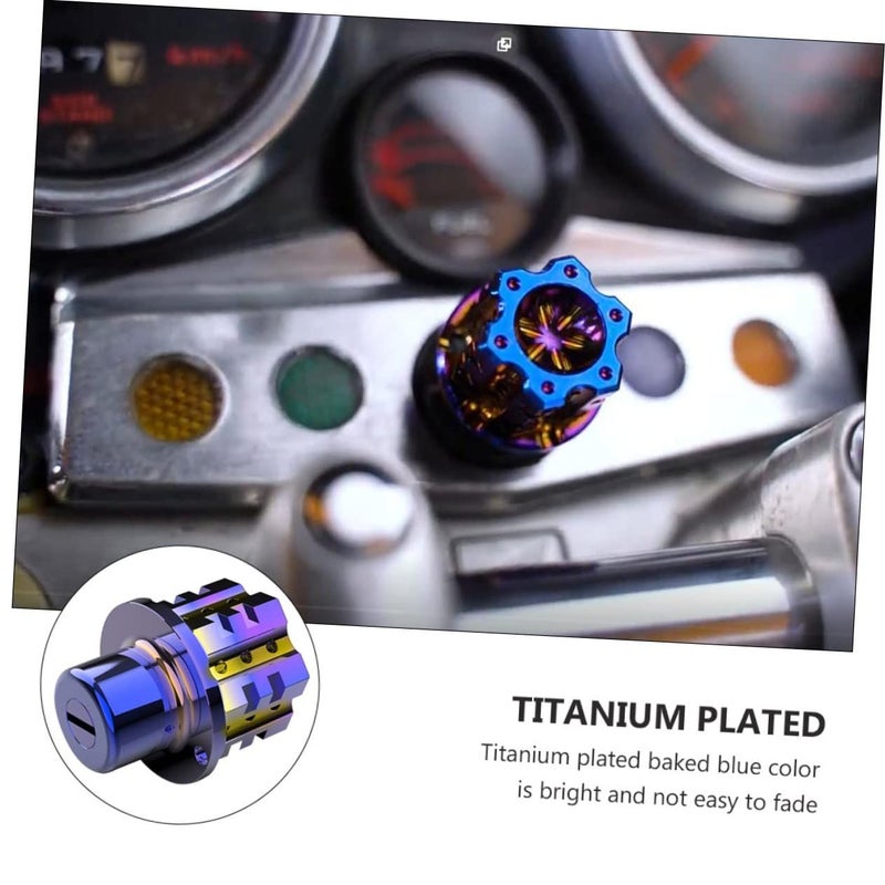 3pcs Titanium Motorcycle Key Head Cover with Easy Screw Mounting - Image 4