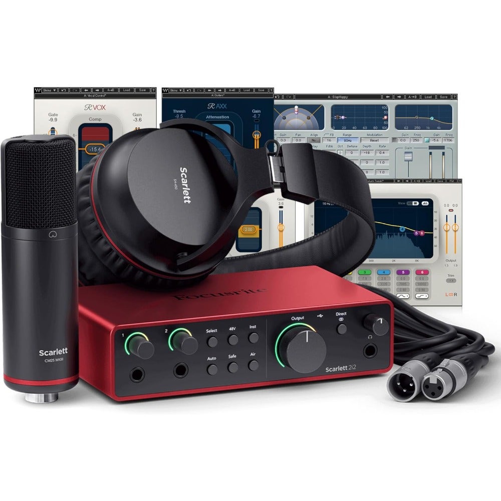 Generic Focusrite Scarlett 2i2 Studio 4th Gen USB Audio Interface Waves ...