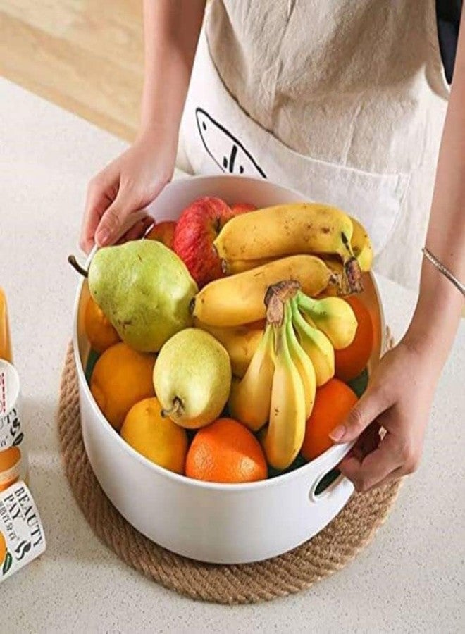 JOLYMIT 360° Rotating Round Organizer Tray, Cosmetics Organizer, Spice Holder, Kitchen Organizer for Kitchen Cabinet Spice Rack (Multicolour / 1 Pcs) - Image 2
