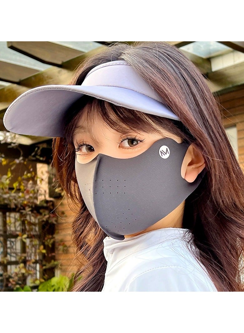 Goolsky Ice Silk UV Protection Mask Women Summer Thin Breathable Eye Cover Face Shield 2025 New  - Image 2