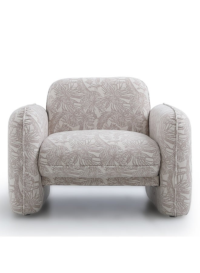 Baytonia Bono single sofa - beige and gold - Image 3