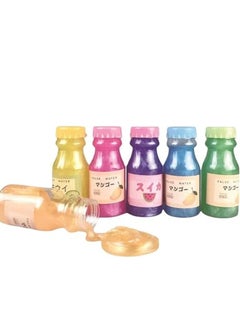 Generic Small plastic bottle slime, dual-color water, 3 different colors, random 