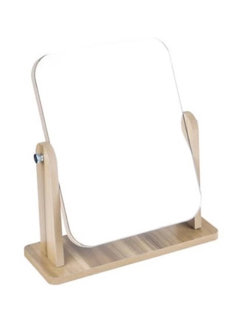 ORiTi Rotatable Desk Mirror Brown 18 x 13 x 1centimeter
