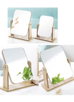 ORiTi ORiTi Rotatable Desk Mirror Brown 18 x 13 x 1centimeter  - Image 3