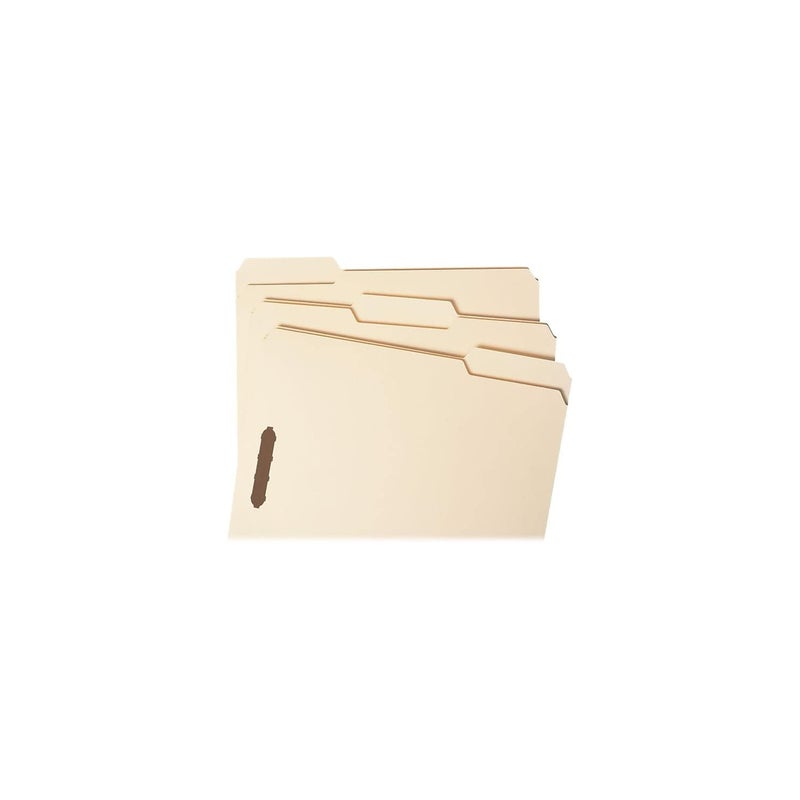 Smead Heavy-Duty Fastener File Folder, 2 Fasteners, 1/3-Cut Tab, Letter Size, Manila, 50 per Box (14600) - Image 4