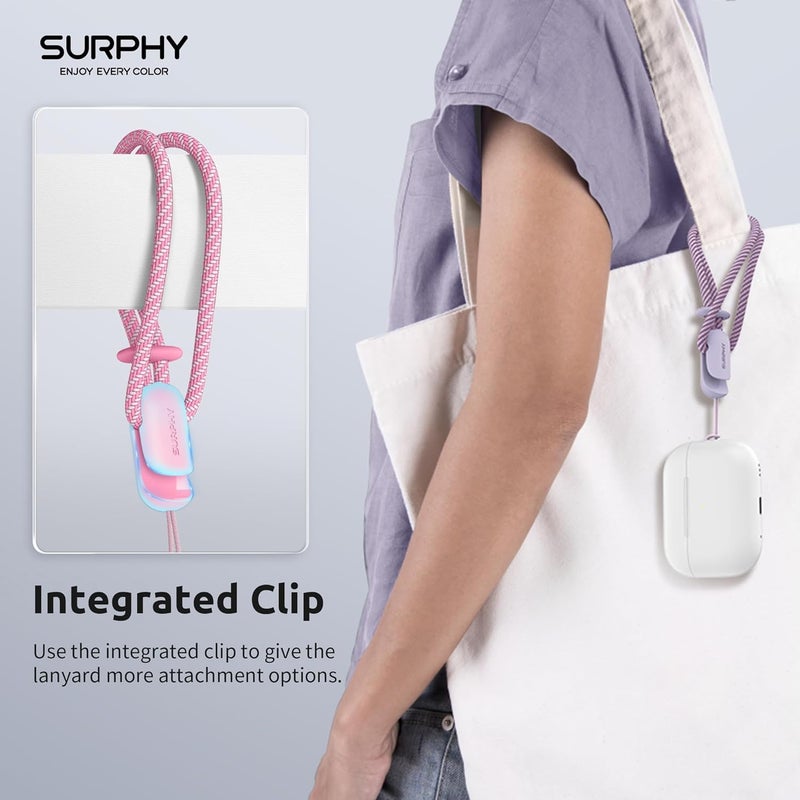 SURPHY 3 Pack Phone Strap with CellPhone Tether Tab, Phone Lanyard, CellPhone Wrist Strap with 2-Color Braided, Cell Phone Wrist Lanyard - Image 4