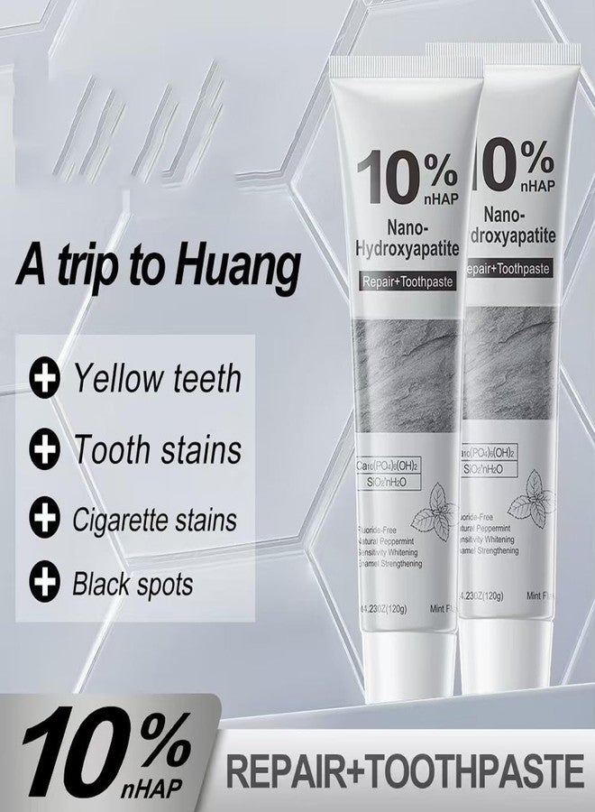 WenFeng 10% Nano Hydroxyapatite Toothpaste,Mint,4.23oz,2Pcs - Image 3