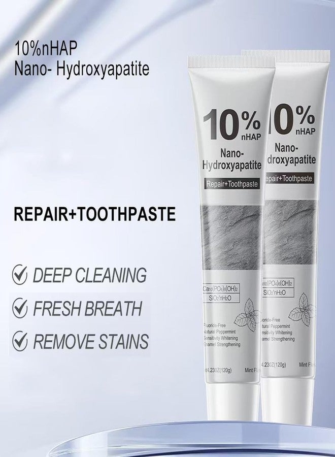 WenFeng 10% Nano Hydroxyapatite Toothpaste,Mint,4.23oz,2Pcs - Image 5