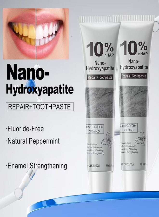 WenFeng 10% Nano Hydroxyapatite Toothpaste,Mint,4.23oz,2Pcs - Image 2