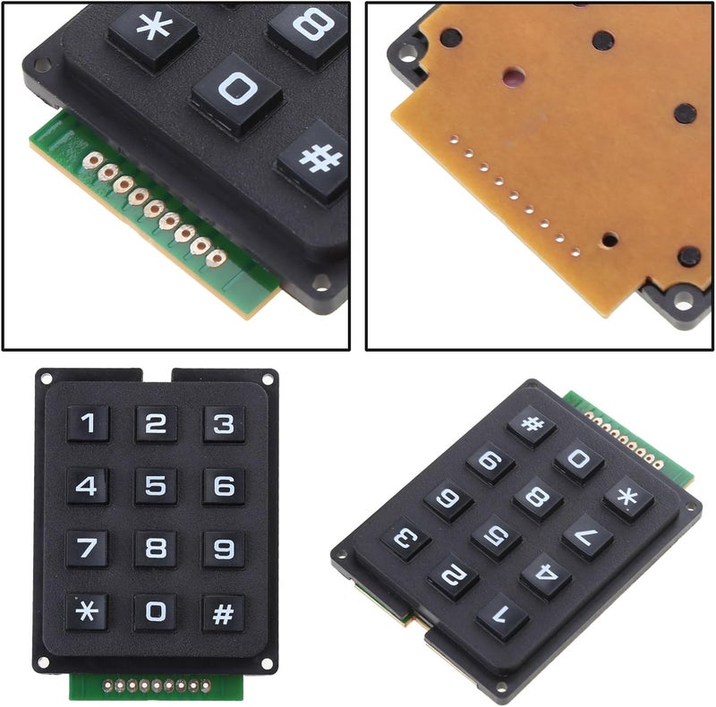 3x4 Matrixes Array Membrane Switches Keypad 12 4X3 Keyboard 3x4 Keys Display Switches Control Panel - Image 2