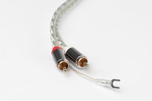 Pro-Ject Connect it RCA E, Semi-Balanced Phono interconnect Cable with Earth Leads, 123cm - Image 3