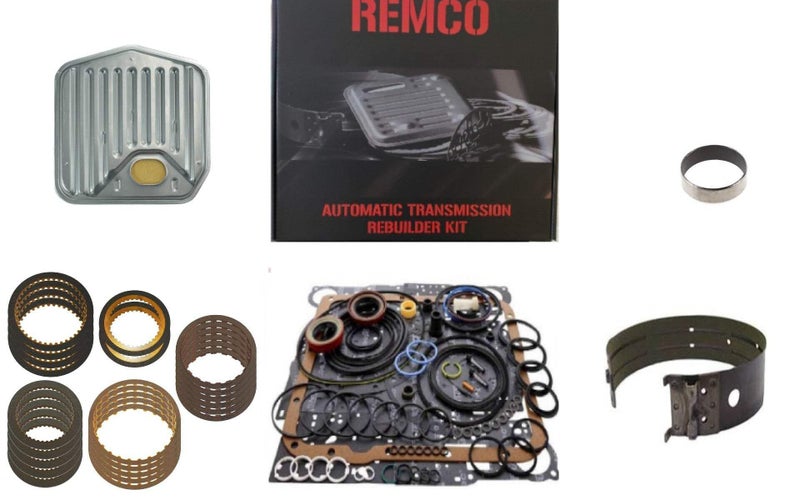 TH700R48293 TRANSMISSION REBUILT KIT OVERHAULT CLUTCHES FRONT BAND PUMP BUSHING FILTER
