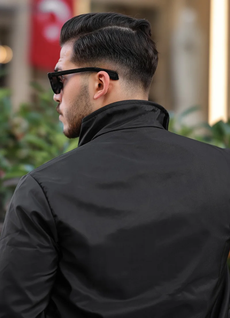 IXIR Seasonal Men's Coat & Jacket Classic Zippered Black