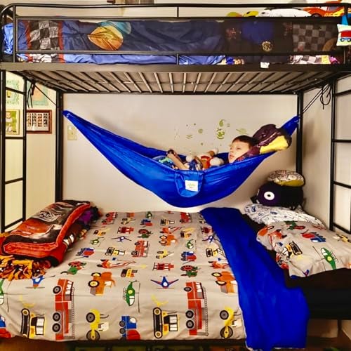 Hammock Bliss Sky Kid Hammock - Kid's Hammock - Small Camping Hammock, Camping Gear, Indoor/Outdoor - The Ideal Starter Hammocks for K I D S - Image 3