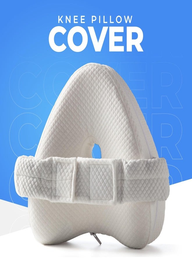 TULARIS Knee Pillow Cover Only Leg Pillow Cover Case with Zipper - Image 4