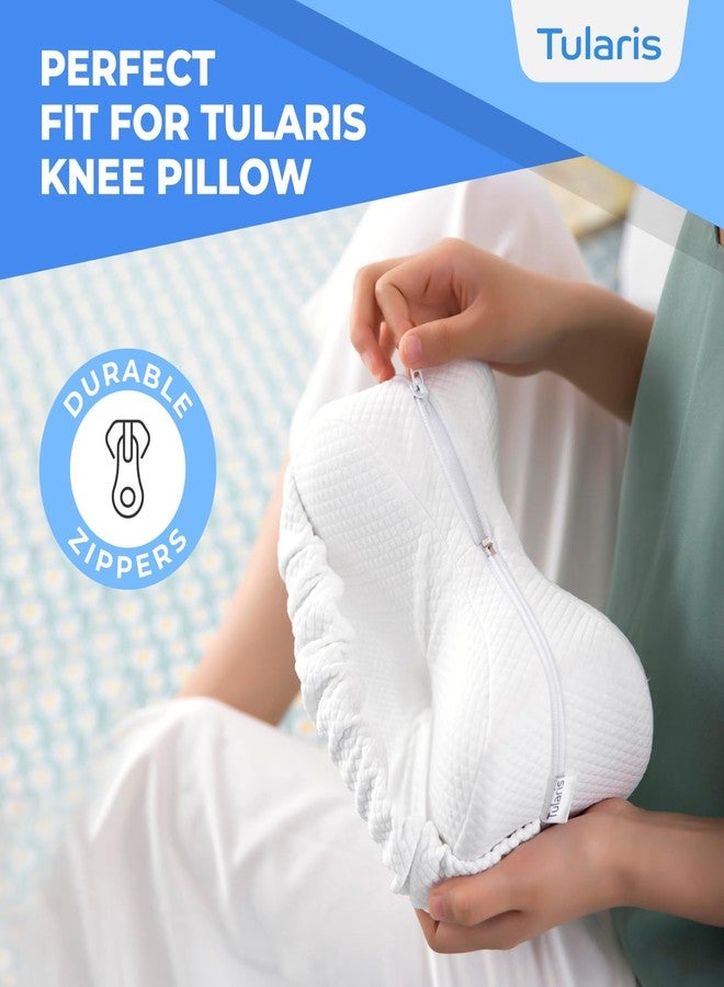 TULARIS Knee Pillow Cover Only Leg Pillow Cover Case with Zipper - Image 5