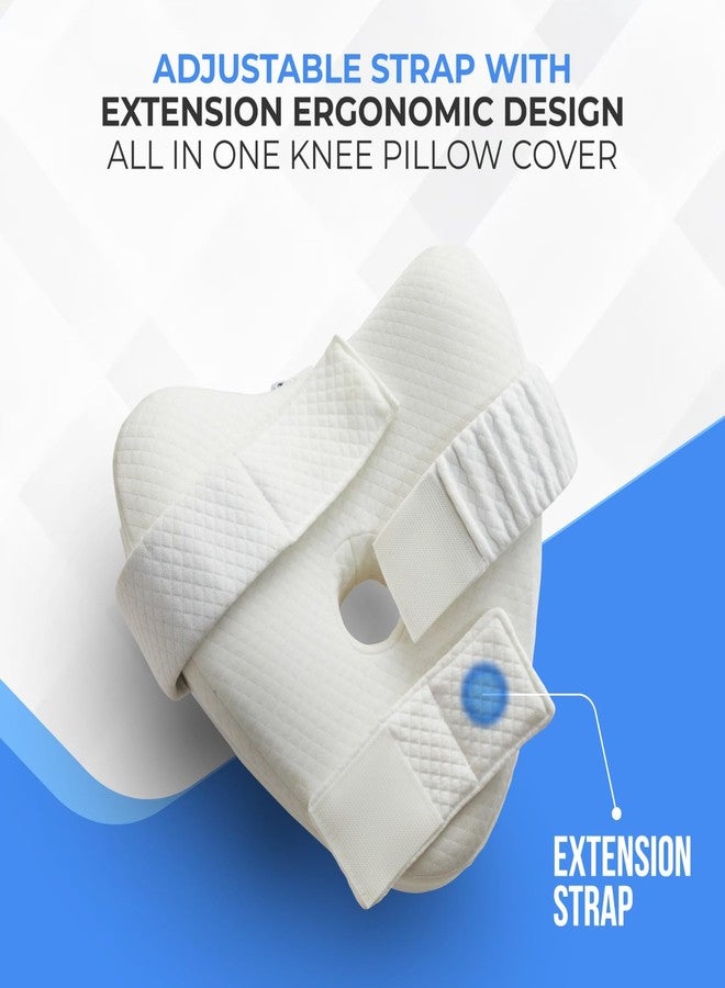 TULARIS Knee Pillow Cover Only Leg Pillow Cover Case with Zipper - Image 3