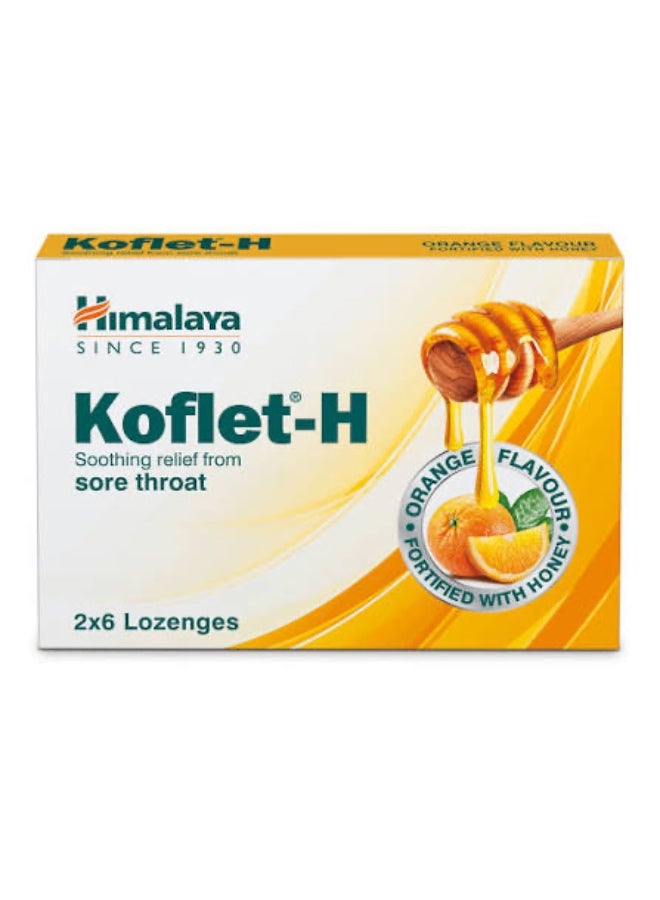 Koflet lozenges 12s orange