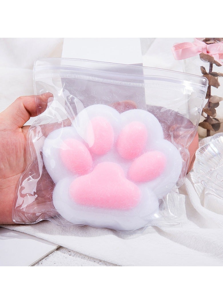 Taba Large Cat Paw Squishy Toy, 12cm Soft Fidget Toy – Oversized Squishy Toy with Playful Detail, Silicone-Feel Squishy Fidget Toys for Stress Relief Desk Accessory - Image 3