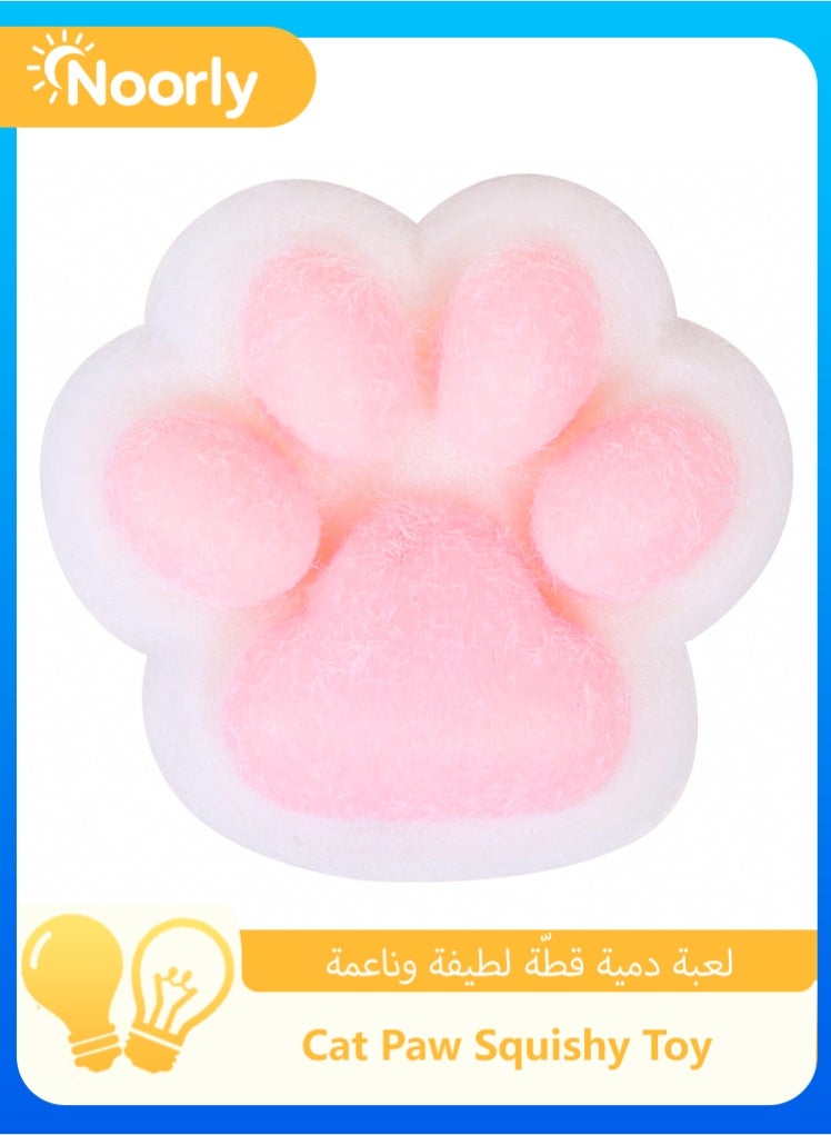 Noorly Taba Large Cat Paw Squishy Toy, 12cm Soft Fidget Toy – Oversized Squishy Toy with Playful Detail, Silicone-Feel Squishy Fidget Toys for Stress Relief Desk Accessory - Image 1