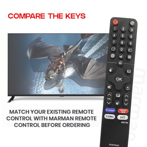 marman® Compatible with Akai Beston Daiwa Hyundai Onix Sansui Vise VW Smart TV Remote Control Ensure Compatibility by Matching the existing Remote with the Catalog Image for Optimal Use - Image 4