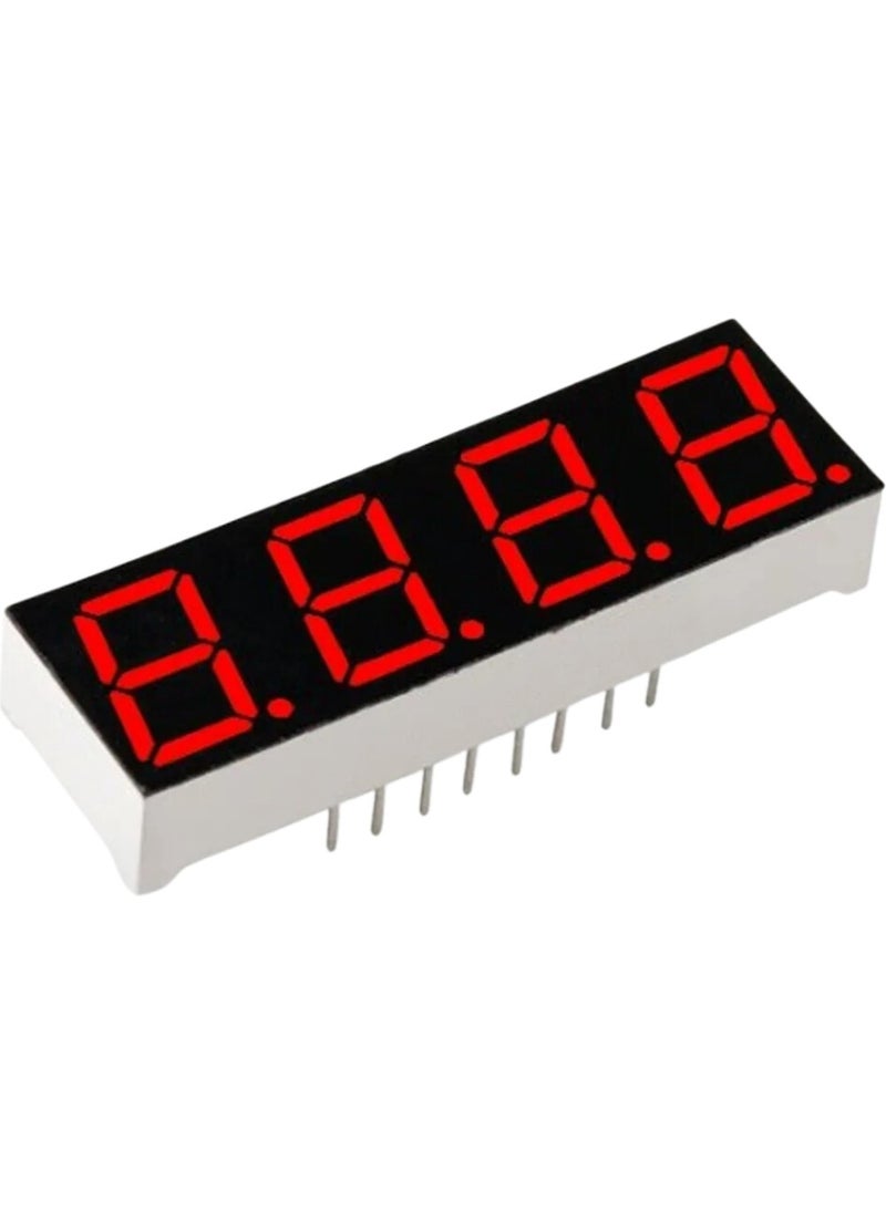 Elektromall 0.36 Inch 4 Digit Red Cathode 7 Segment Display - 3 Pieces  - Image 2