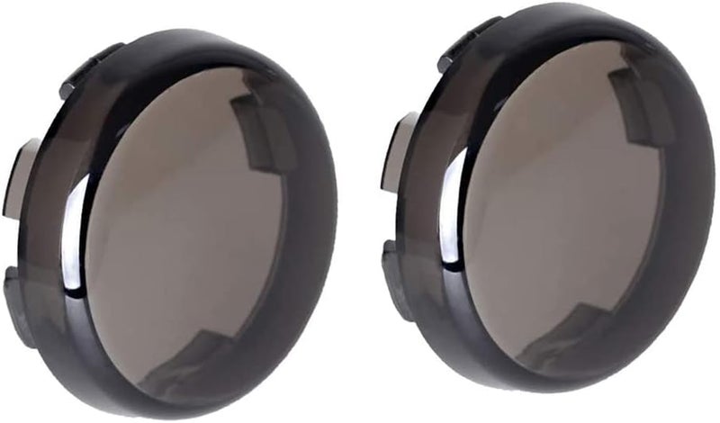 NTHREEAUTO Turn Signal Lights Lens Cover Compatible with Harley Dyna Fatboy Softail Road Glide - Image 1