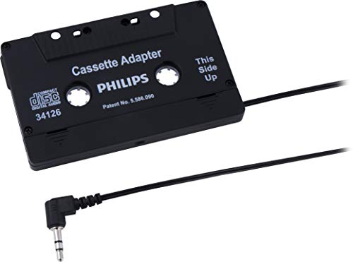 Philips Universal Cassette Adapter with 3.5mm Audio Jack, Black - Image 3