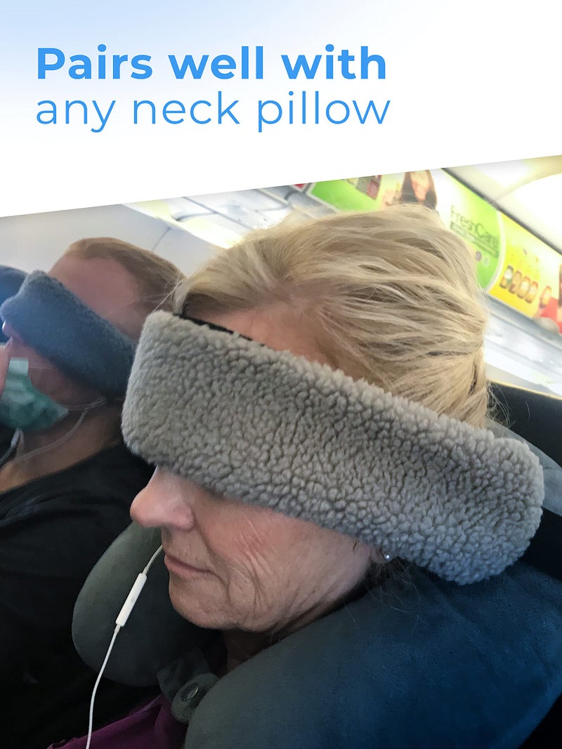 SeatSleeper Travel Pillow Alternative Stops Bobbing | Airplane Head Straps and Car Support Band | Great on Travel Upright | Super Comfy Neck Support | Small & Compact - Image 4