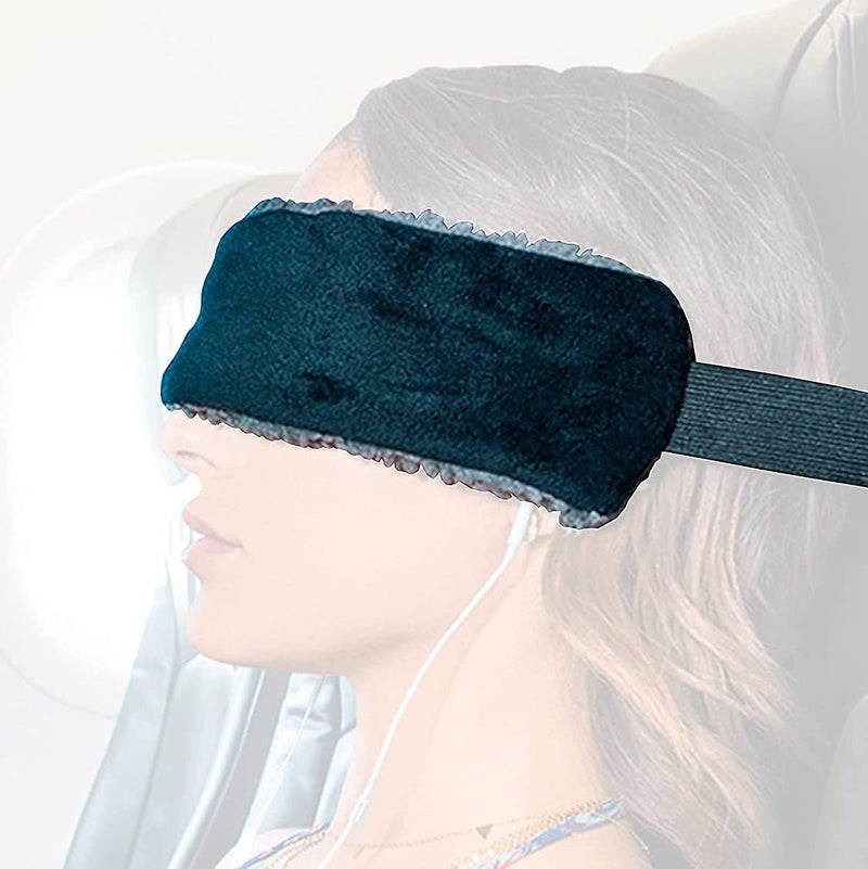 SeatSleeper Travel Pillow Alternative Stops Bobbing | Airplane Head Straps and Car Support Band | Great on Travel Upright | Super Comfy Neck Support | Small & Compact - Image 1