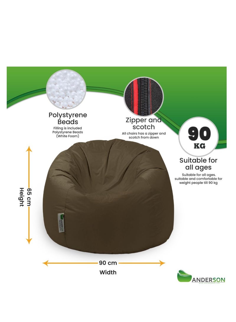 Anderson Medium Waterproof Comfortable Bean Bag Relaxing Chair Colour - Image 3