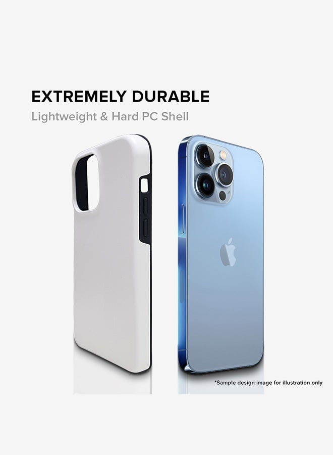 Stylizedd حافظة Tough Pro لجهاز iPhone 15 Pro Max بطبقتين هجين PC TPU غلاف مخصص للهاتف بتشطيب غير لامع - طباعة رخامية زرقاء - Image 2